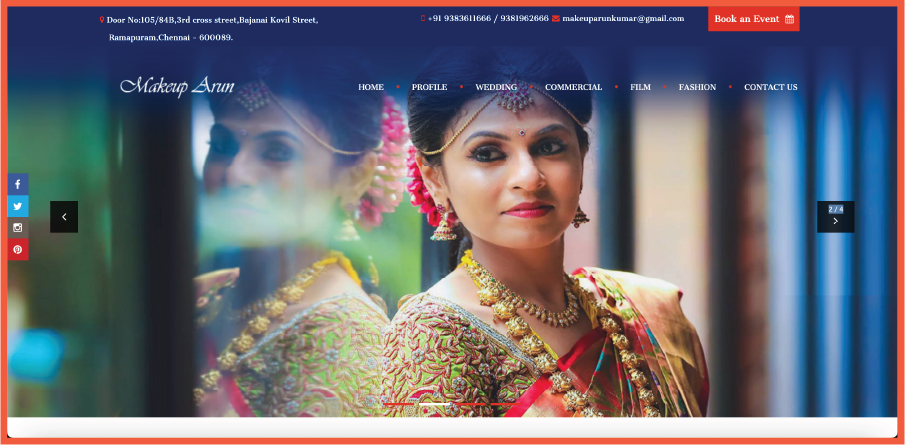 Bridal Makeup Arun Chennai