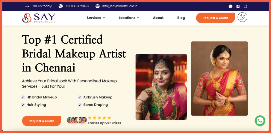 SAY Bridal Studio in Chennai