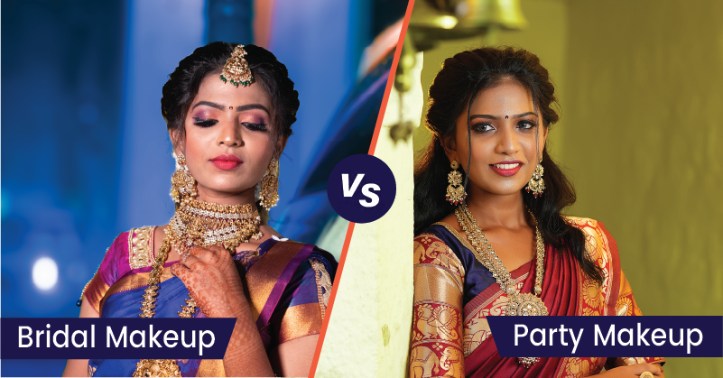 Difference Between Party Makeup and Bridal Makeup